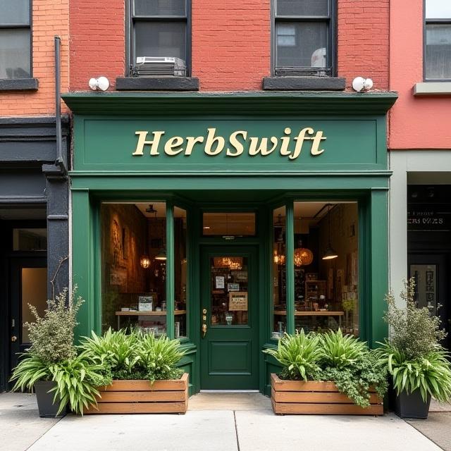 HerbSwift Brooklyn herbal shop storefront