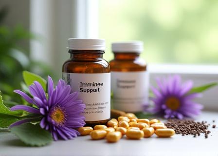 Immune support herbal supplements with echinacea